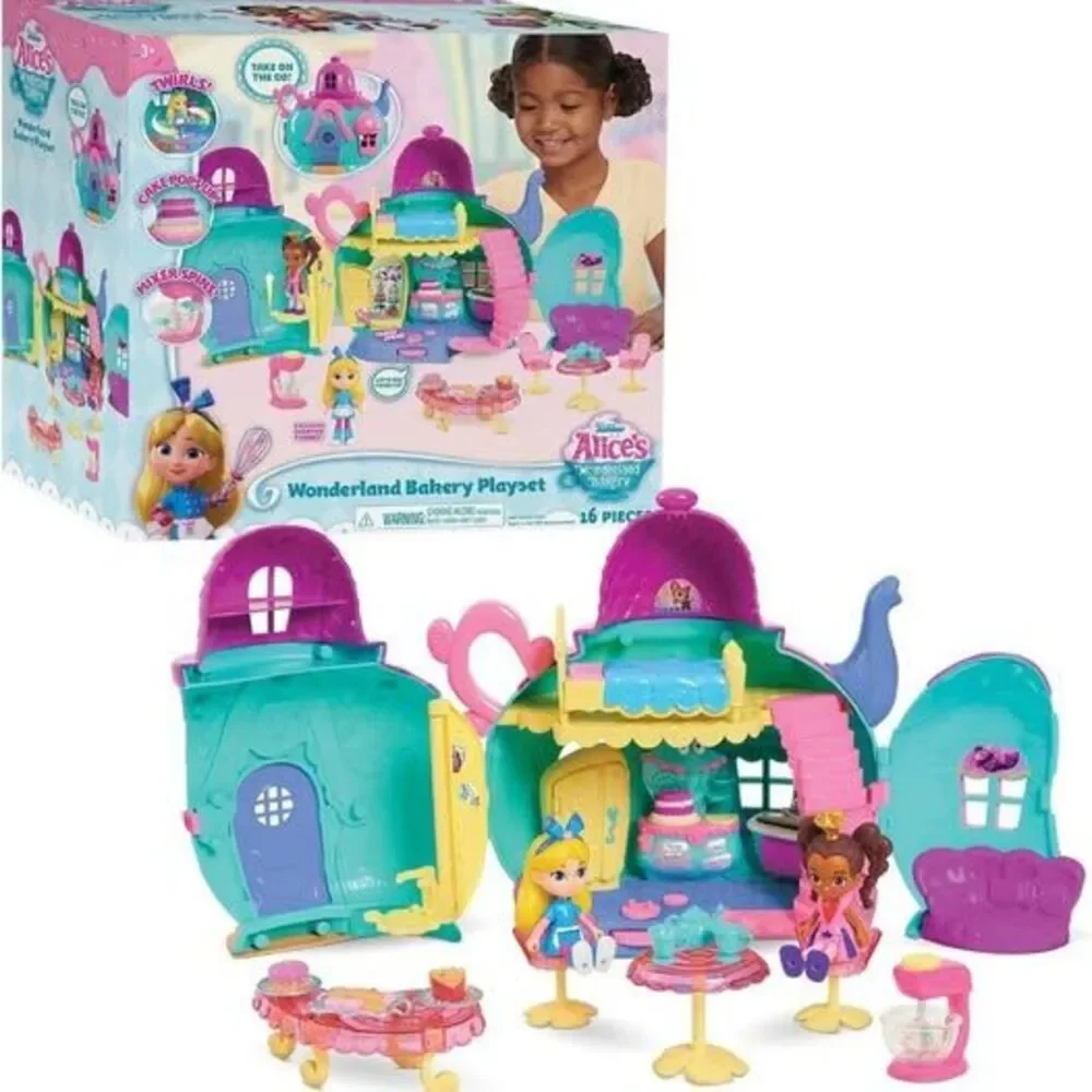 Disney Junior Alice’s Wonderland Bakery Playset and Toy Figures